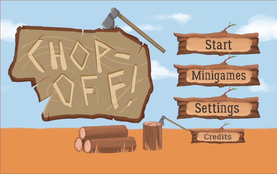 Chop-Off Main Menu